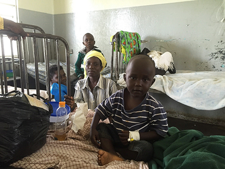 Photo of Kamaragi, Luweero Hospital, Uganda.  Credit Pierre Hugo/MMV