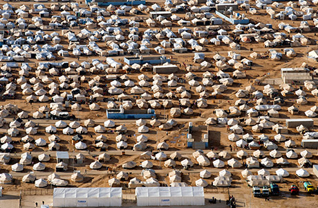 UN photo Jordan Syria cross border refugee camp