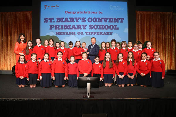 St. Mary’s Convent Primary School, Nenagh win the 2018 Our World Irish Aid Award